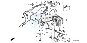 CB1000RAA Europe Direct - (ED / ABS) drawing ABS MODULATOR