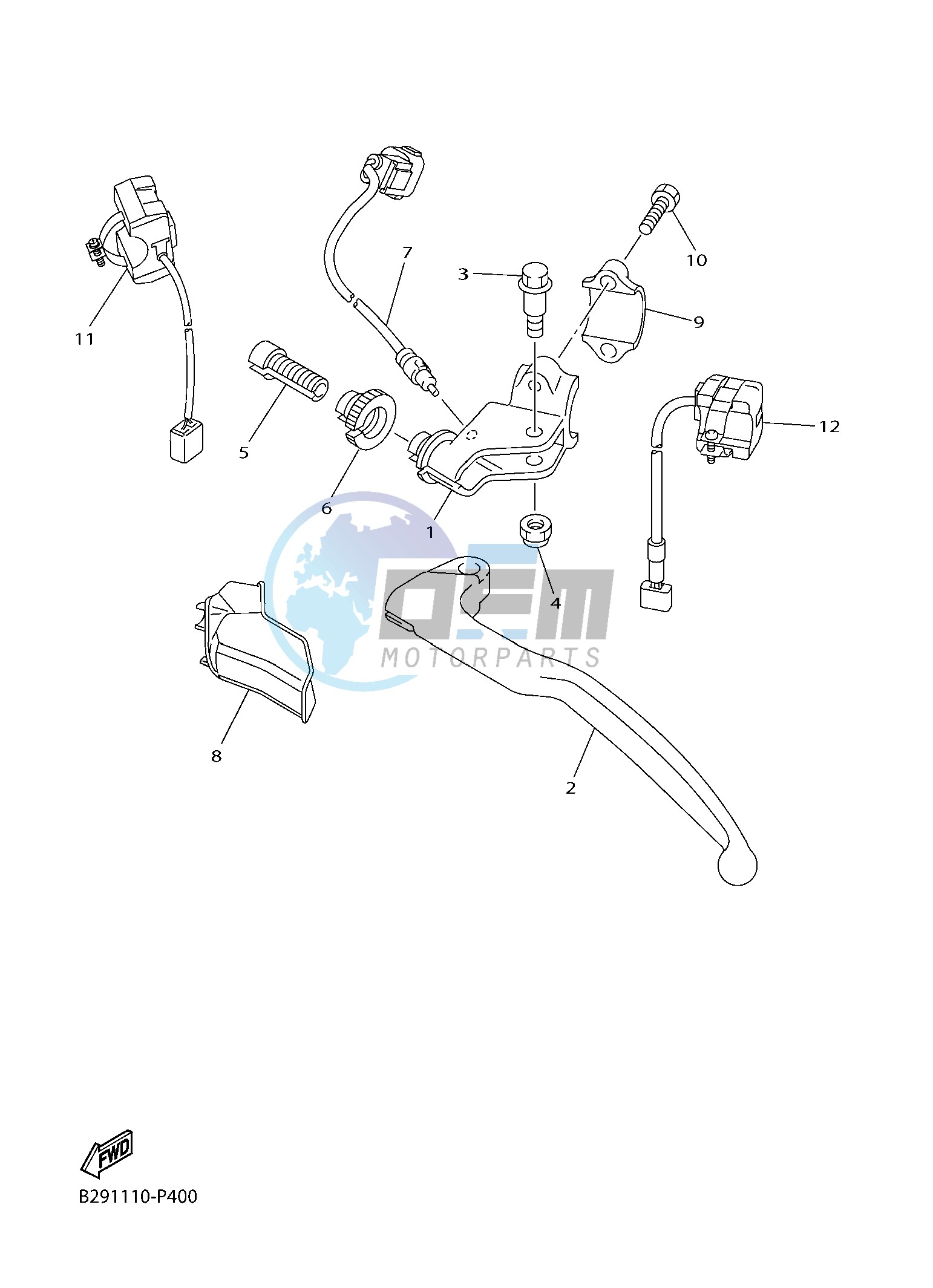 HANDLE SWITCH & LEVER