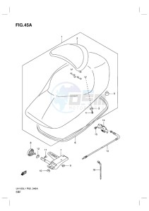 UH125 BURGMAN EU drawing SEAT (MODEL EXECUTIVE P19)