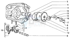 X9 180 Amalfi drawing Rocker levers support