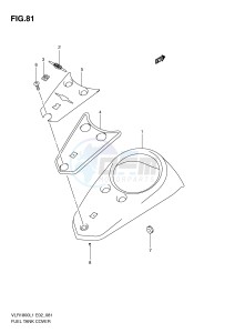 VLR1800 (E2) drawing FUEL TANK COVER (VLR1800L1 E24)