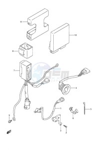 DF 60A drawing PTT Switch/Engine Control Unit