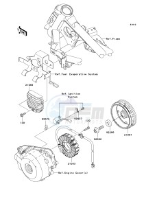 EX250 J [NINJA 250R] (J8F-J9FA) J8F drawing GENERATOR