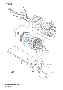 GS500 (P3) drawing CLUTCH