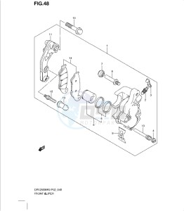 DR125SML0 drawing FRONT CALIPER