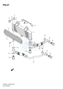 DL650 (E3) V-Strom drawing OIL COOLER