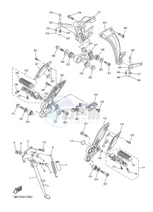 FZ8-SA FZ8 FAZER (ABS) 800 (1BD2) drawing STAND & FOOTREST