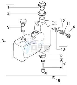 LX 50 2T drawing Oil tank