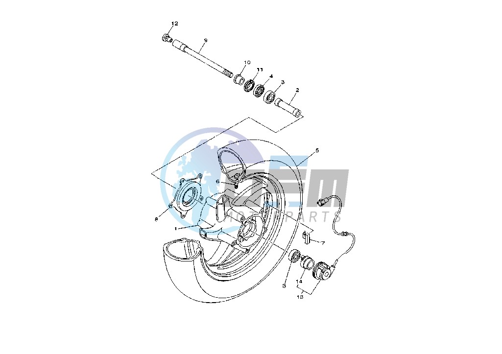 FRONT WHEEL MY05