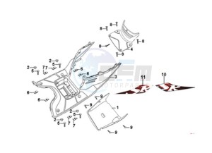 SYMPHONY SR 50 (L8) EU drawing FLOOR PANEL / FRAMECOVER