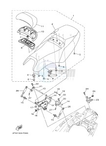 XP500 TMAX T-MAX 530 (2PWL) drawing SEAT