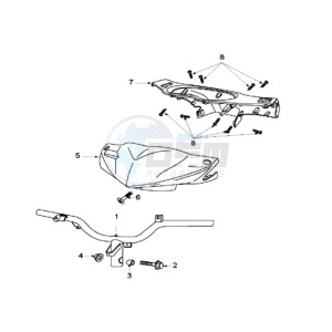 SUM 125 drawing HANDLEBAR