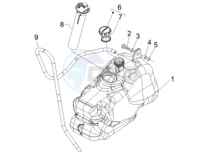 MP3 400 ie drawing Fuel Tank