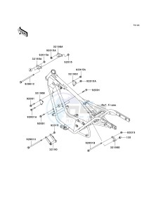 BN 125 A [ELIMINATOR 125] (A6F-A9F) A7F drawing ENGINE MOUNT