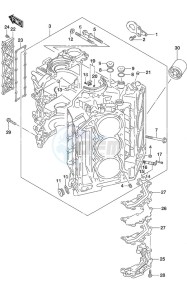 DF 250AP drawing Cylinder Block