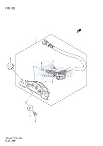 LT-Z400 (E33) drawing PILOT LAMP