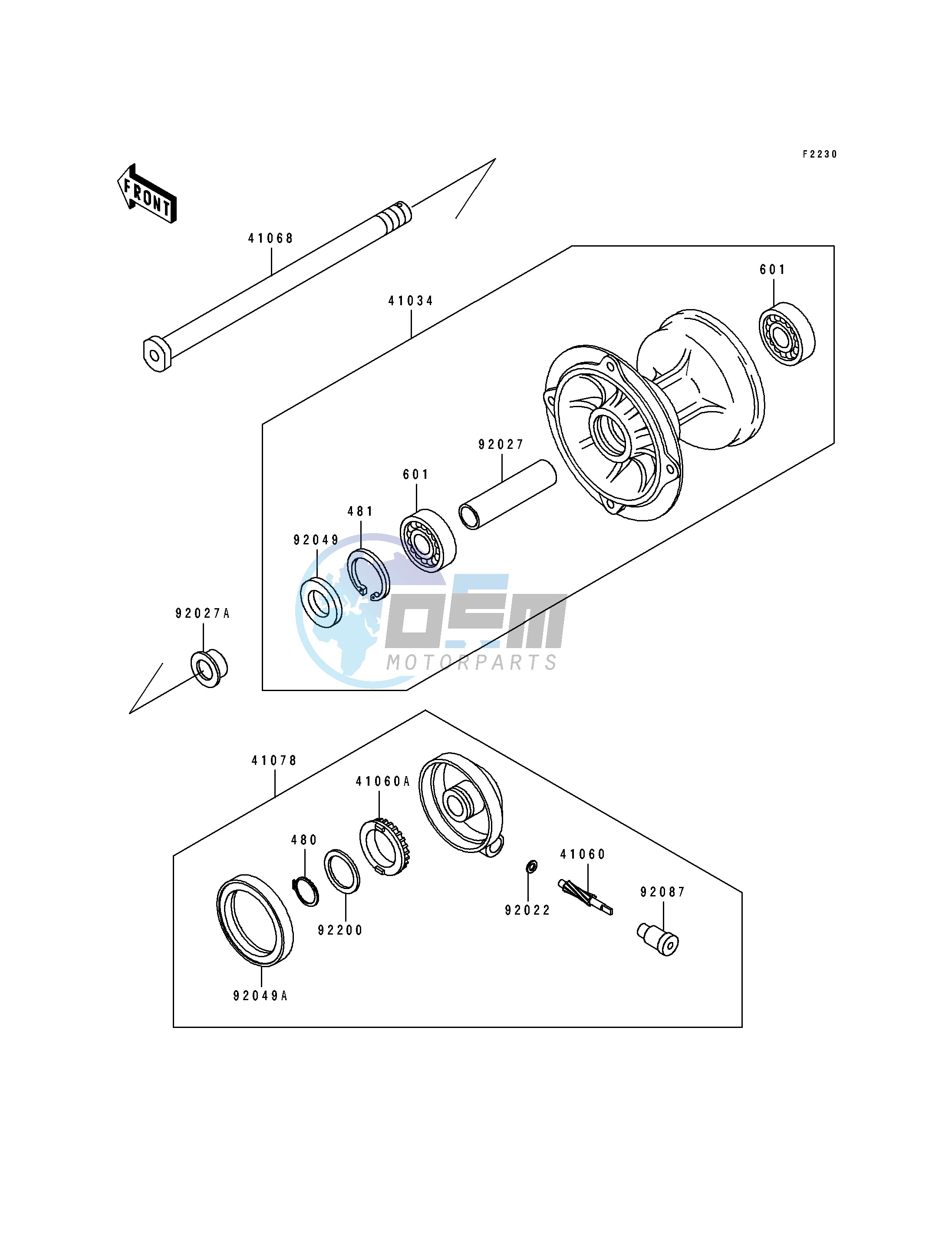 FRONT HUB