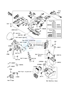 VN1700_CLASSIC_ABS VN1700FBF GB XX (EU ME A(FRICA) drawing Chassis Electrical Equipment