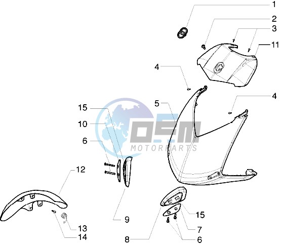 Shield-Front mudguard