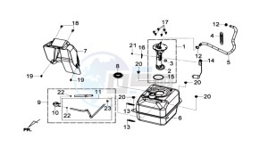 JOYMAX 125I ABS drawing FUEL TANK - FUEL CUT