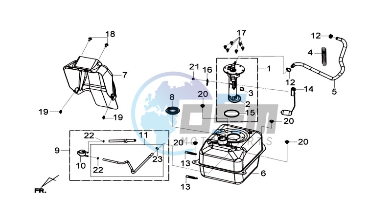 FUEL TANK - FUEL CUT