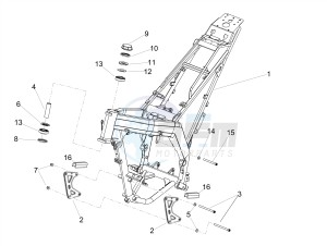 SX 125 E4 (EMEA) drawing Frame