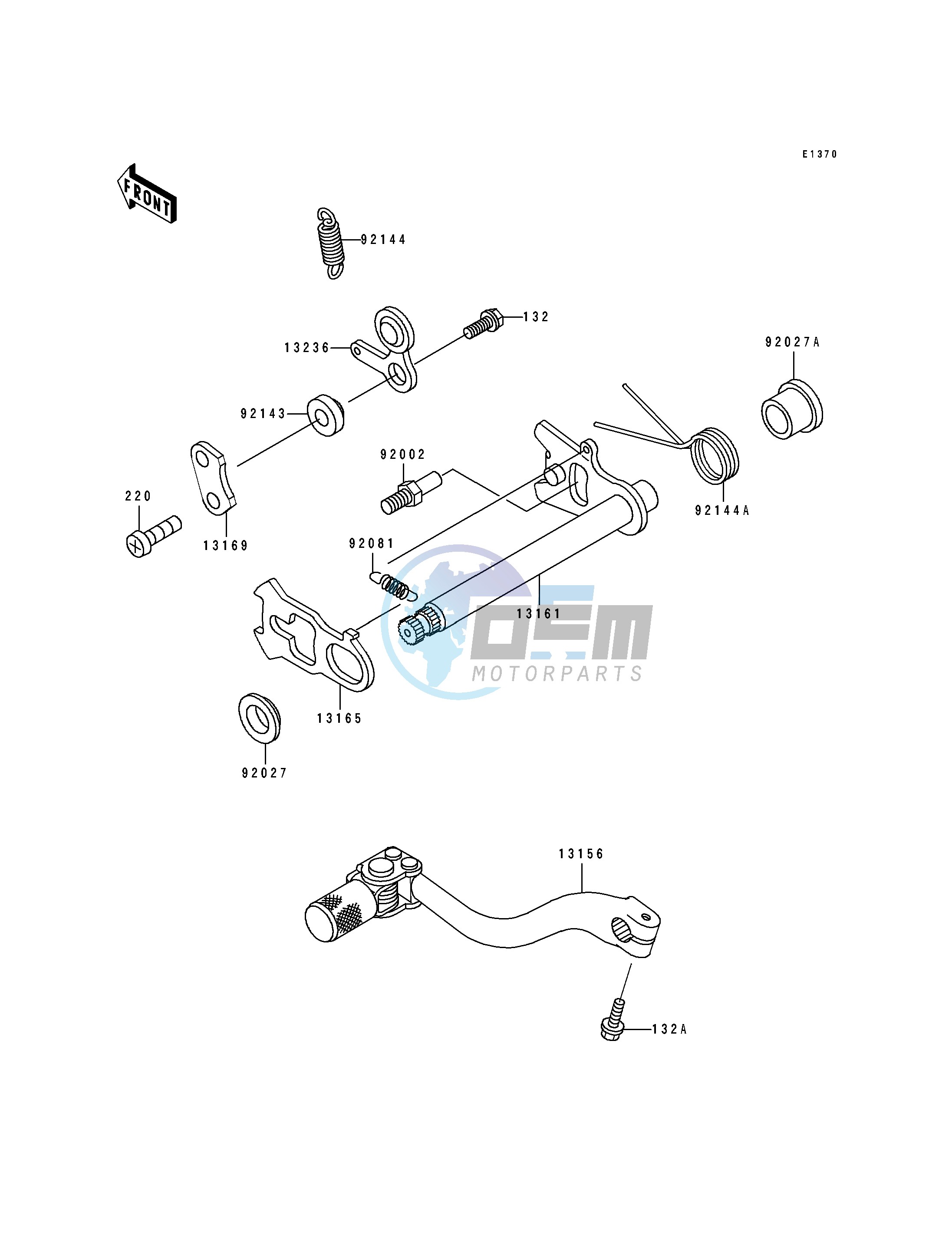 GEAR CHANGE MECHANISM