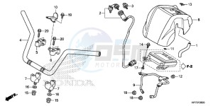 TRX420FPAD TRX420 Europe Direct - (ED) drawing HANDLE PIPE