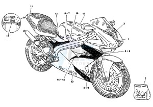 MITO EV 6 MARCE 125 drawing EMBLEMS MITO EV RED, BLACK