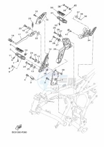 TRACER 7 MTT690-U (B5T3) drawing STAND & FOOTREST 2