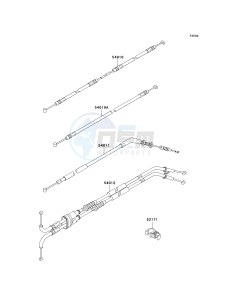 ZR 1000 B [Z1000 EUROPEAN] (B7F-B9F) 0B8F drawing CABLES