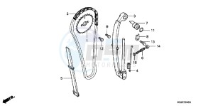 CRF100FB drawing CAM CHAIN