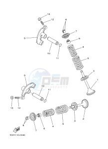 YFM450FWAD YFM45FGPD GRIZZLY 450 EPS (1CTP 1CTR 1CTS) drawing VALVE