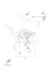 YN50FM NEO'S 4 (2CG6) drawing HANDLE SWITCH & LEVER