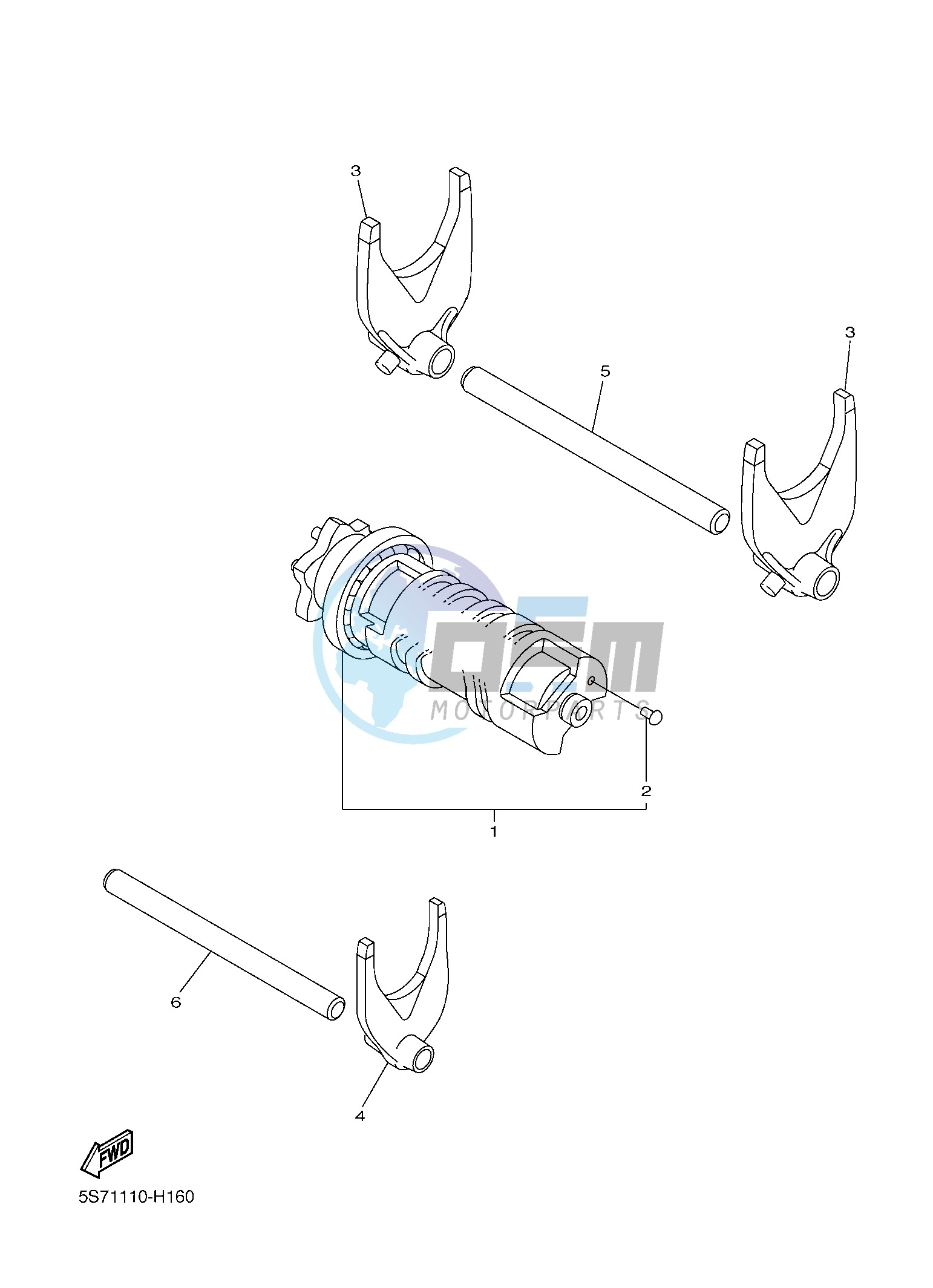 SHIFT CAM & FORK