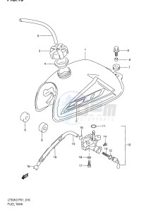 LT50 (P1) drawing FUEL TANK