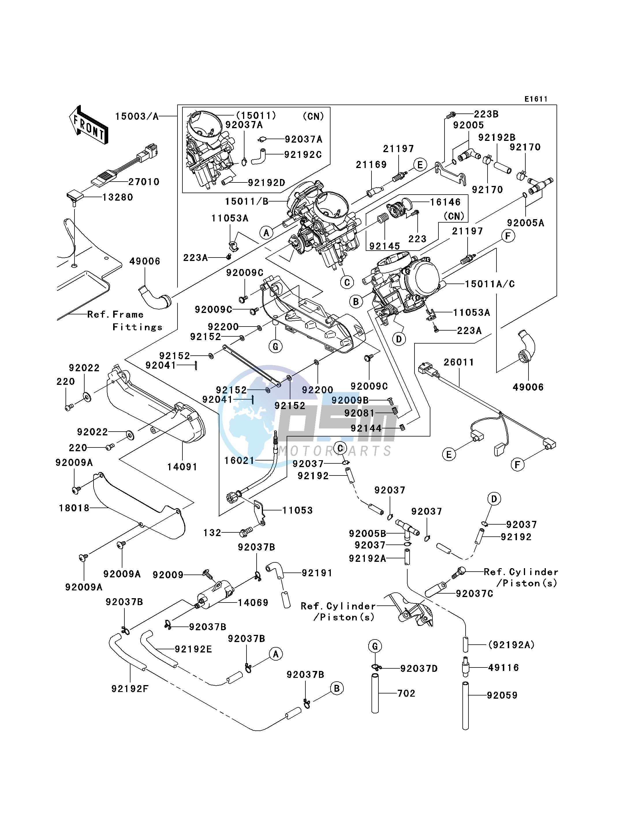 CARBURETOR -- B6F- -