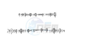 SENDA SM BAJA - 125 CC EU3 drawing GEAR BOX