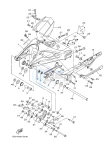 MTN850-A MTN-850-A MT-09 ABS (BS21) drawing REAR ARM