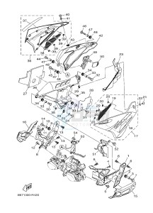 MTN1000 MT-10 (B67D) drawing COWLING 3