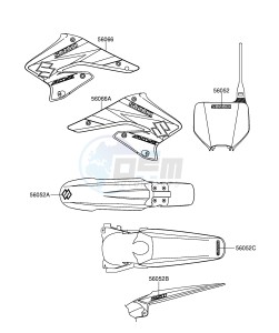 RM-Z250 (E19) drawing DECAL