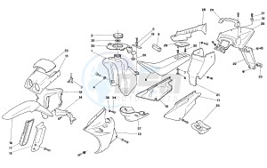 Pegaso 50 GT and LS drawing Body