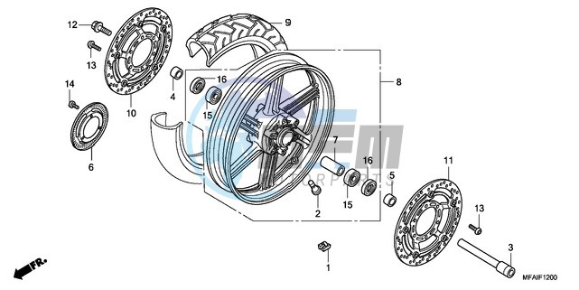 FRONT WHEEL