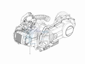 Typhoon 125 4t 2v e3 (USA) USA drawing Engine assembly