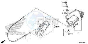 CBR1000RRF Fireblade - CBR1000RR 2ED - (2ED) drawing SERVO MOTOR