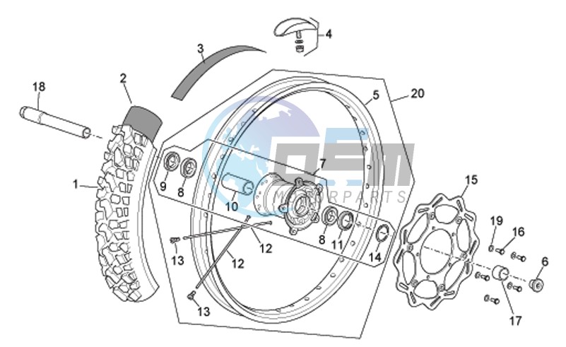 Front wheel I