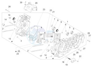 GTS 125 GTS SUPER 125 4T IE ABS E4 (EMEA) drawing Crankcase