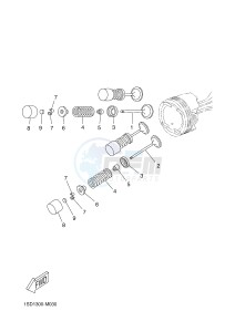 YP400RA X-MAX 400 ABS X-MAX (1SDE 1SDE 1SDE 1SDE) drawing VALVE