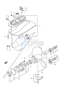 DF 9.9A drawing Gear Case