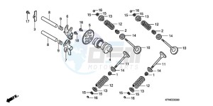 SH300AR9 UK - (E / ABS MKH SPC TBX) drawing CAMSHAFT/VALVE